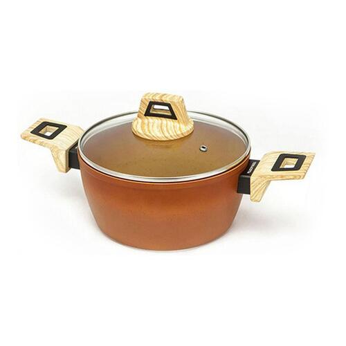 Gryde Med Låg Amercook Terrakotta (Ø 24 cm)