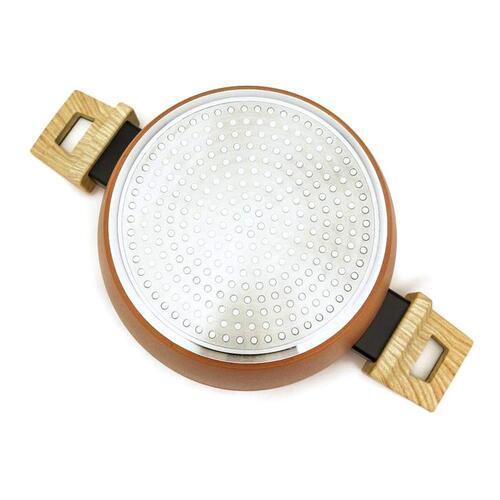 Gryde Med Låg Amercook Terrakotta (Ø 24 cm)
