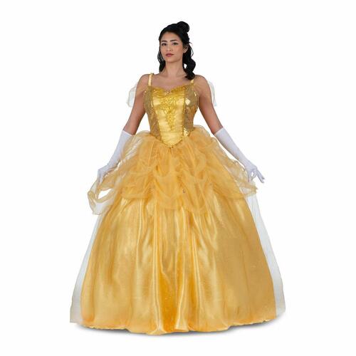 Kostume til voksne Gul Prinsesse Belle (3 Dele) XL
