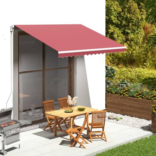 Udskiftningsdug til markise 3,5 × 2,5 m - bordeaux