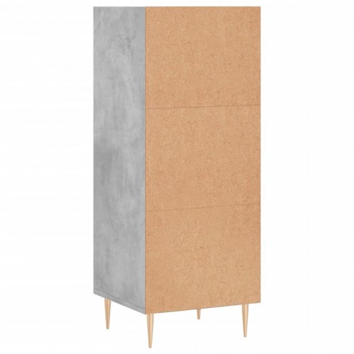 Skænk 34,5 × 32,5 × 90 cm i konstrueret træ - betongrå