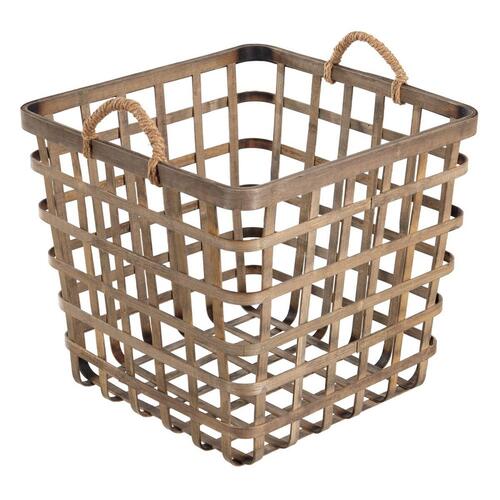 Set med kurve 42 x 42 x 37 cm Natur Bambus (3 Dele)