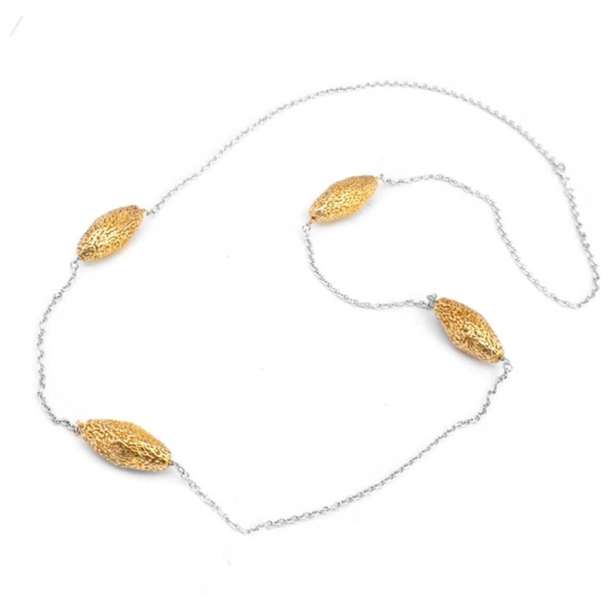 Halskæde til kvinder, sterling sølv, 40 cm