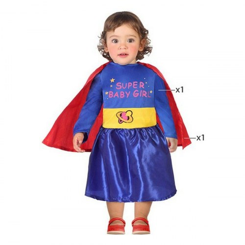 Kostume til babyer Multifarvet Tegneserie helt Superhelt (2 Dele) (2 pcs) - 12-24 måneder