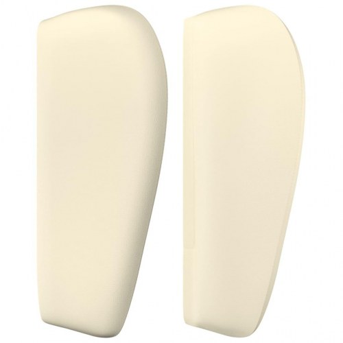 Sengegavl med kanter 203 x 23 x 78/88 cm - cremefarvet