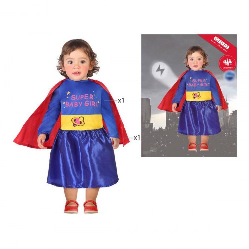 Kostume til babyer Multifarvet Tegneserie helt Superhelt (2 Dele) (2 pcs) - 12-24 måneder