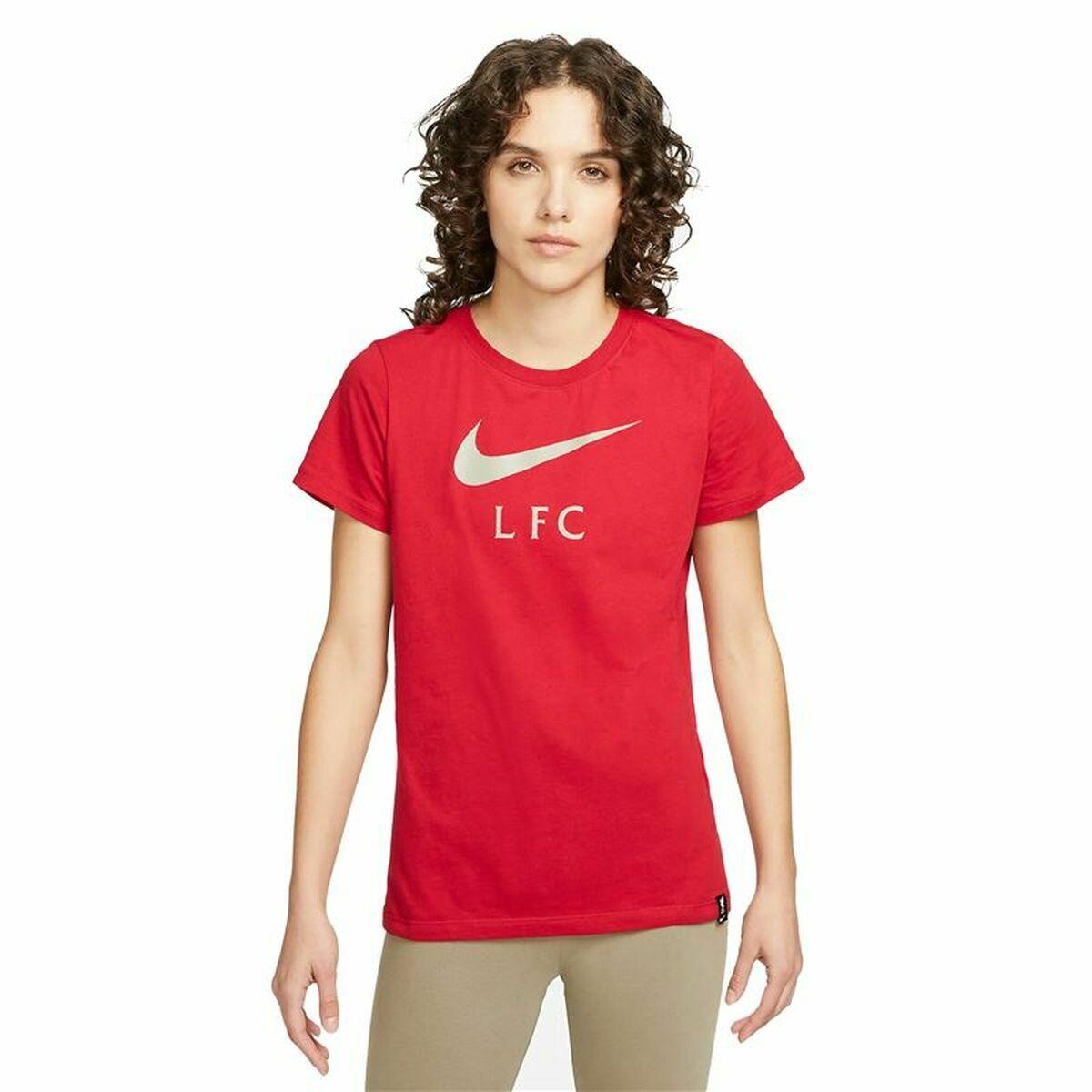Kortærmet T-shirt til Kvinder Nike Liverpool FC Rød M