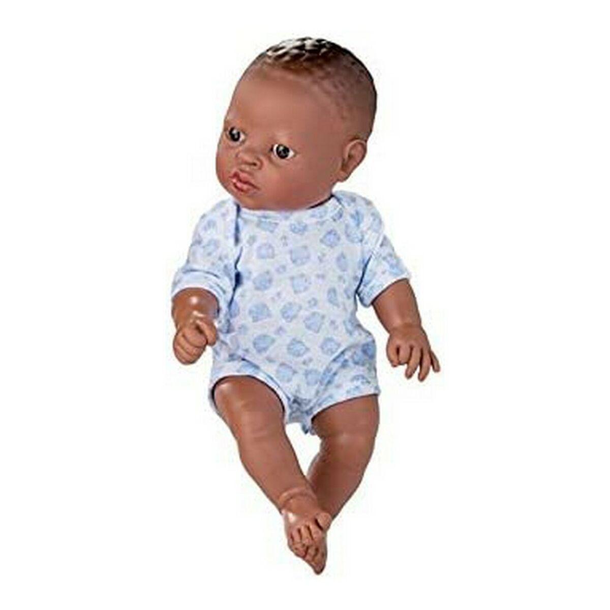 Dukke baby Berjuan Newborn - afrikansk pige, 30 cm