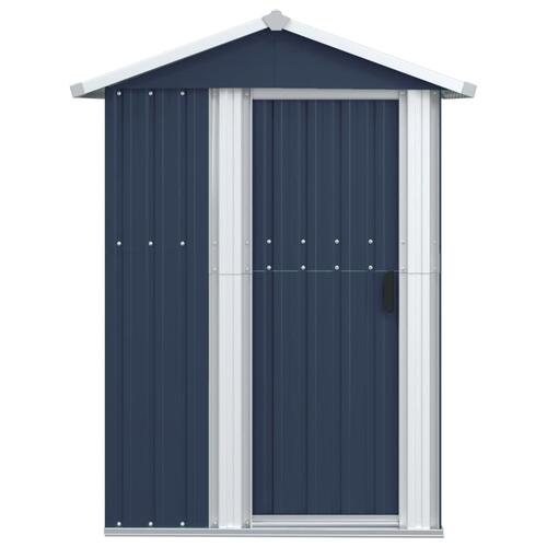 Haveskur 126x97,5x177 cm galvaniseret stål antracitgrå