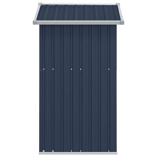 Haveskur 126x97,5x177 cm galvaniseret stål antracitgrå
