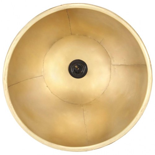 Industriel hængelampe 40 cm E27 - messingfarvet/brun