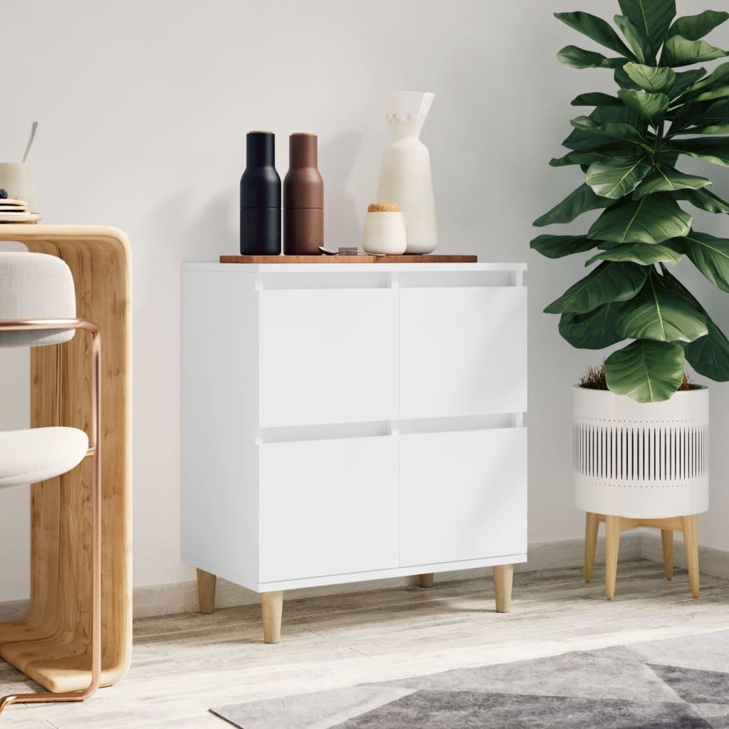 Skænk 60X35X70 Cm Konstrueret Træ - Hvid