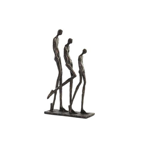 Dekorativ figur 23 x 8,5 x 39 cm Kobber Familie