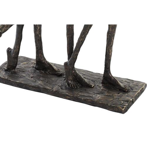 Dekorativ figur 23 x 8,5 x 39 cm Kobber Familie