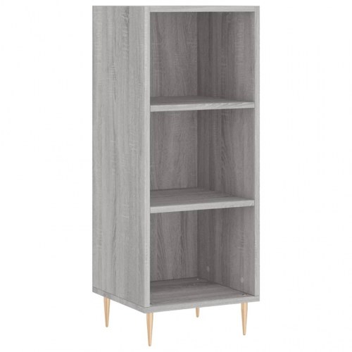 Skænk 34,5 × 32,5 × 90 cm i konstrueret træ - grå sonoma-eg