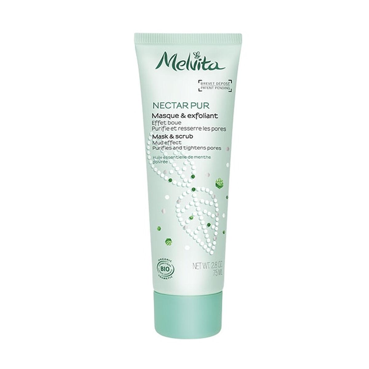 Ansigtsscrub og maske 2-i-1 Melvita Nectar Pur 75 ml