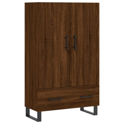 Skab 69,5×31×115 cm i konstrueret træ - brun sonoma-eg