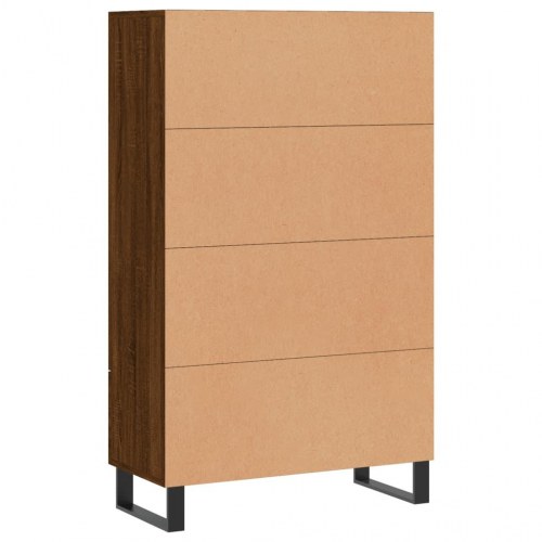 Skab 69,5×31×115 cm i konstrueret træ - brun sonoma-eg