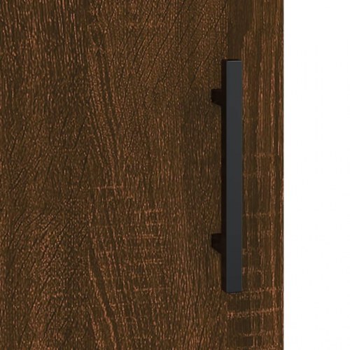 Skab 69,5×31×115 cm i konstrueret træ - brun sonoma-eg
