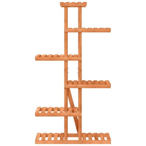 Blomsterstativ 75x25x140,5 cm massivt fyrretræ