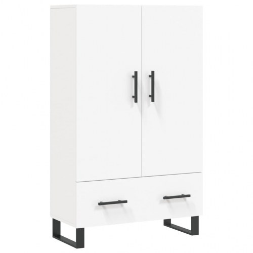 Højskab/skænk 69,5 × 31 × 115 cm i konstrueret træ - hvid