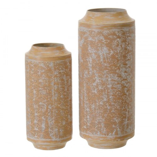 Lyseholder 26,5 x 26,5 x 65,5 cm Natur Metal