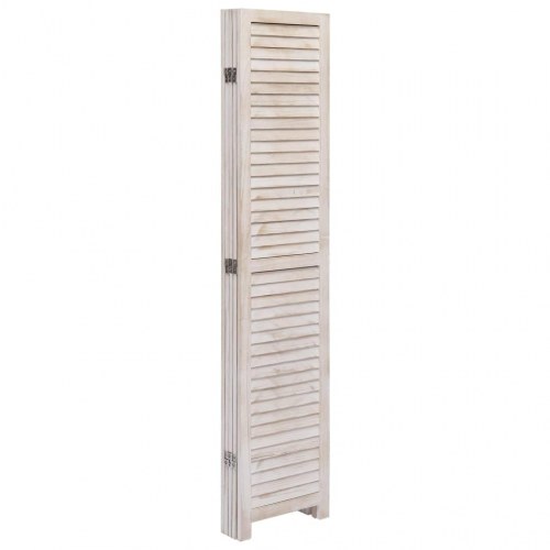 5-panels rumdeler 175 x 165 cm træ hvid