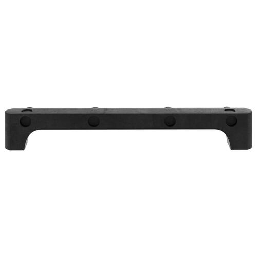 Displayreol med 6 kubeformede rum 103x30x72,5 cm stof sort