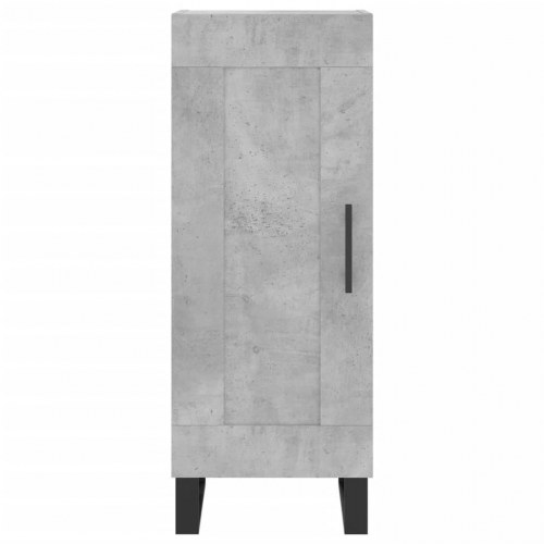 Skab 34,5x34x180 cm konstrueret træ betongrå