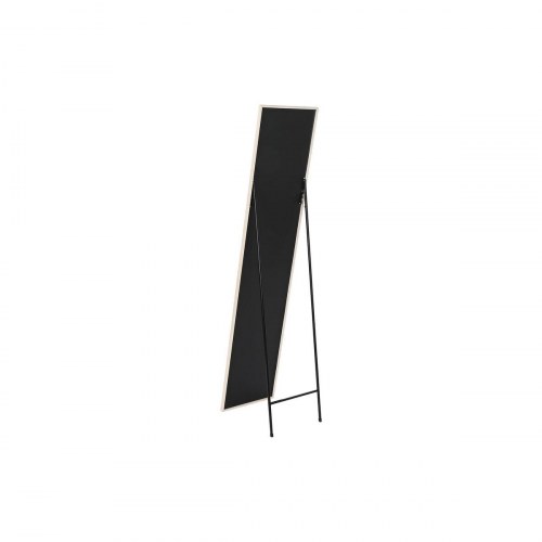 Fritstående gulvspejl - Hvid/Brun/Beige/Grå, 34 × 3 × 155 cm (4 stk.)