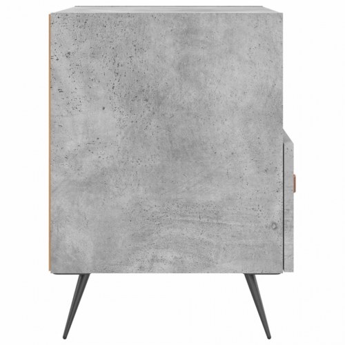Sengeborde 2 stk. - 40×35×47,5 cm i konstrueret træ, betongrå