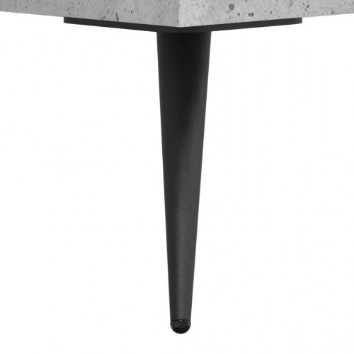 Sengeborde 2 stk. - 40×35×47,5 cm i konstrueret træ, betongrå