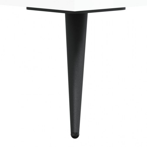 Sengeborde 2 stk. - 40×35×47,5 cm - hvid højglans konstrueret træ