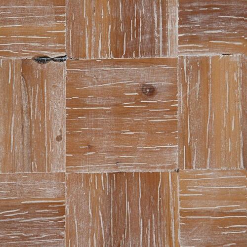 Sofabord 50 x 50 x 56 cm Natur Metal Hvid