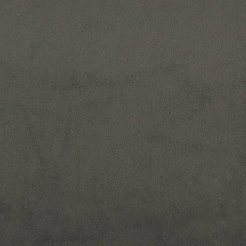 Sengeramme uden madras Mørkegrå 200x200 cm Fløjl