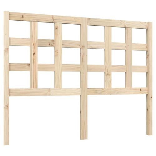 Sengegærde 125,5x4x100 cm massivt fyrretræ