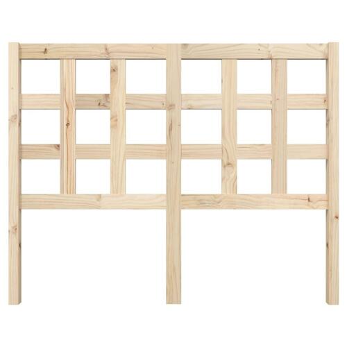 Sengegærde 125,5x4x100 cm massivt fyrretræ