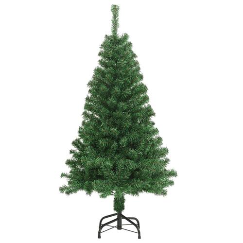 Kunstigt juletræ med tykke grene 120 cm grøn