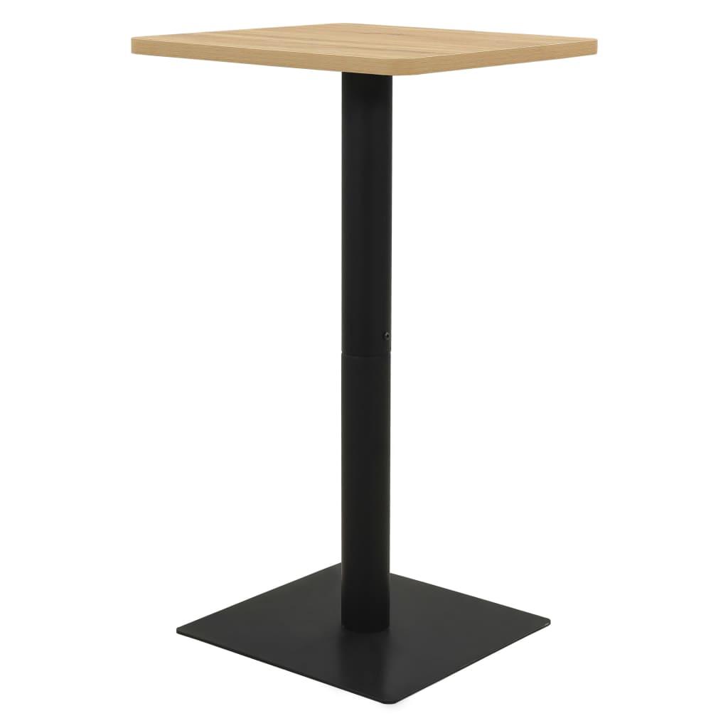 Bistrobord 60x60x107 cm egetræsfarve