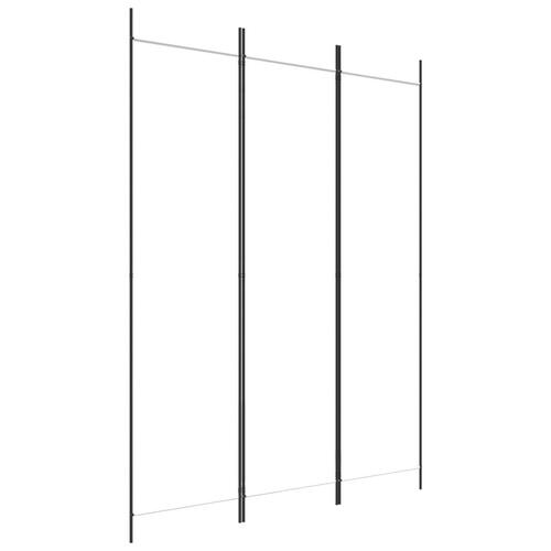 3-panels rumdeler 150x200 cm stof hvid