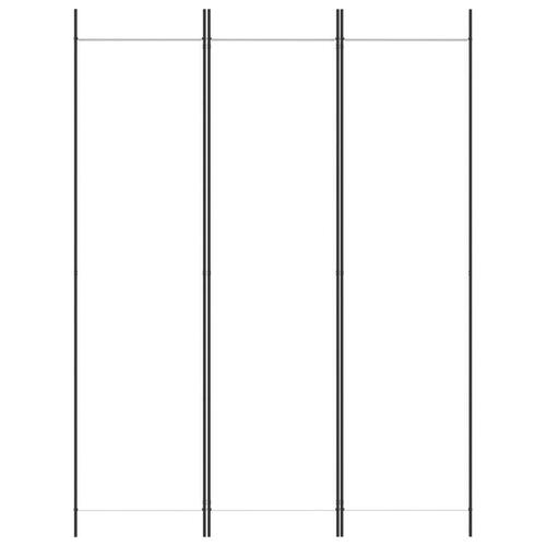 3-panels rumdeler 150x200 cm stof hvid