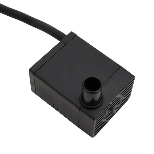 Fontæne med pumpe og hjul 55x55x80 cm massivt fyrretræ