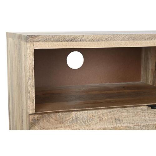 møbler Natur Sort Metal Mangotræ (150 x 40 x 65 cm)