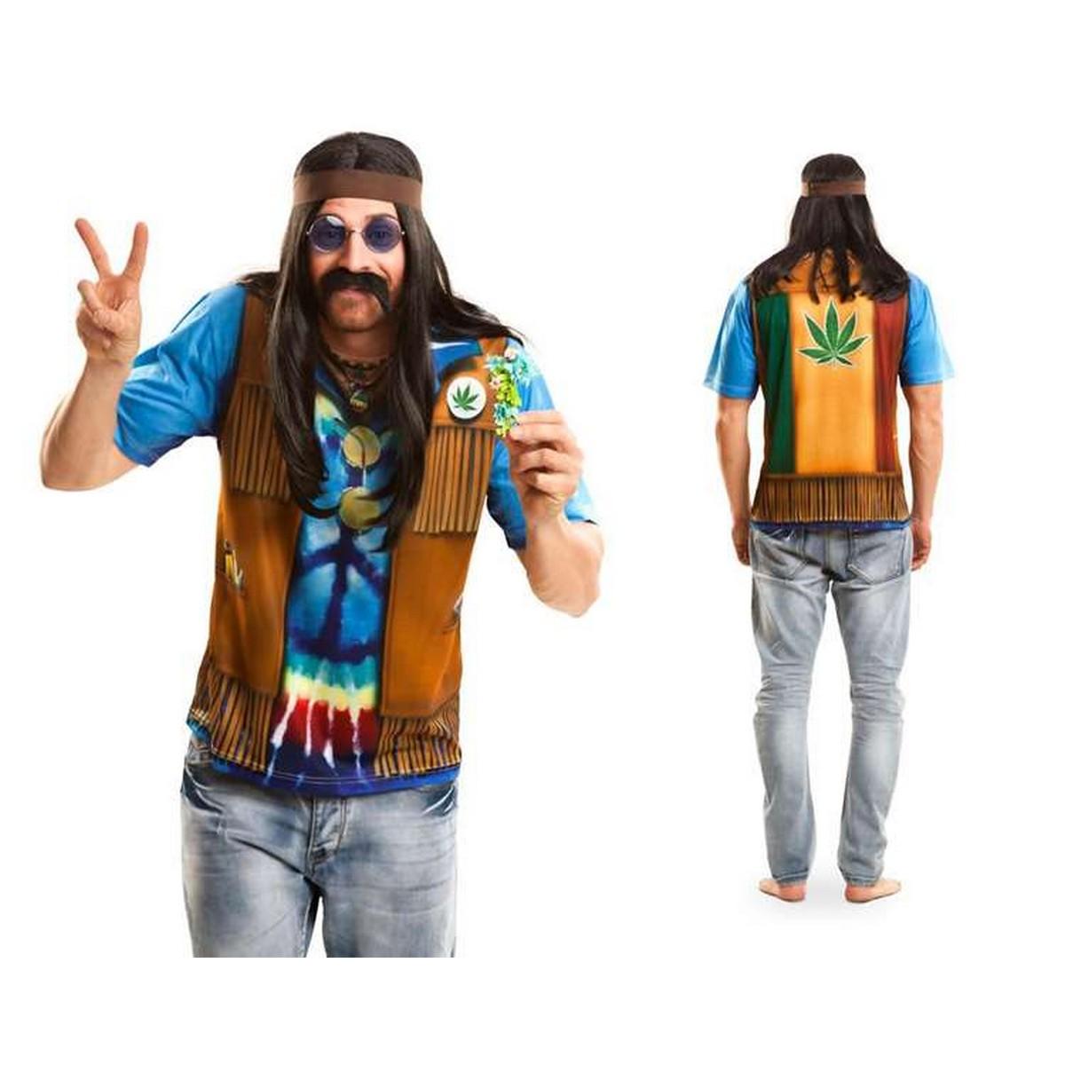 Hippie kostume til voksne - M