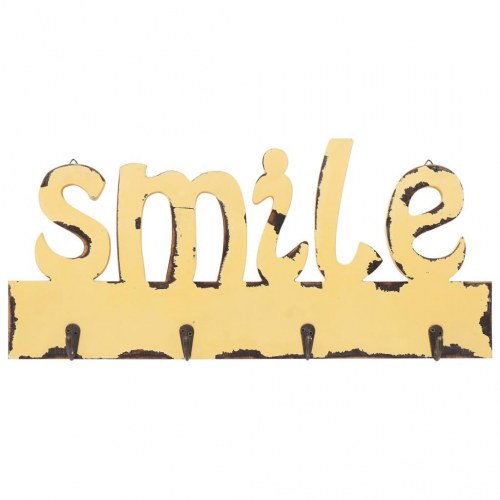 Vægmonteret knagerække SMILE 50 x 23 cm