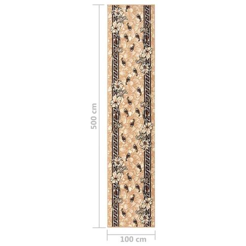 Tæppeløber 100x500 cm BCF beige