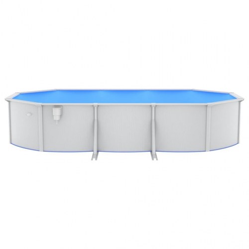 Swimmingpool med sandfilterpumpe 610x360x120 cm