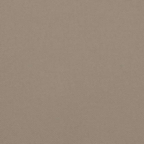 Rund hynde Ø60x11 cm oxfordstof gråbrun