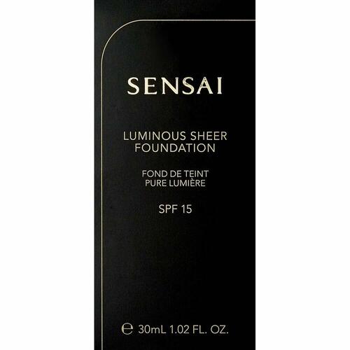 Flydende Makeup Foundation Sensai Luminous Sheer SPF 15 203-Neutral Beige (30 ml)