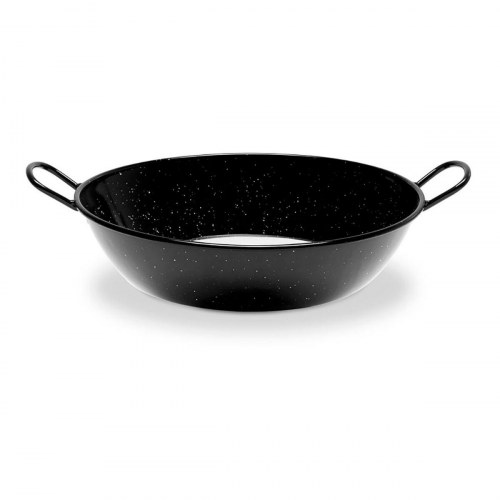 Vaello stegepande med hanke - sort glaseret stål, Ø 40 cm